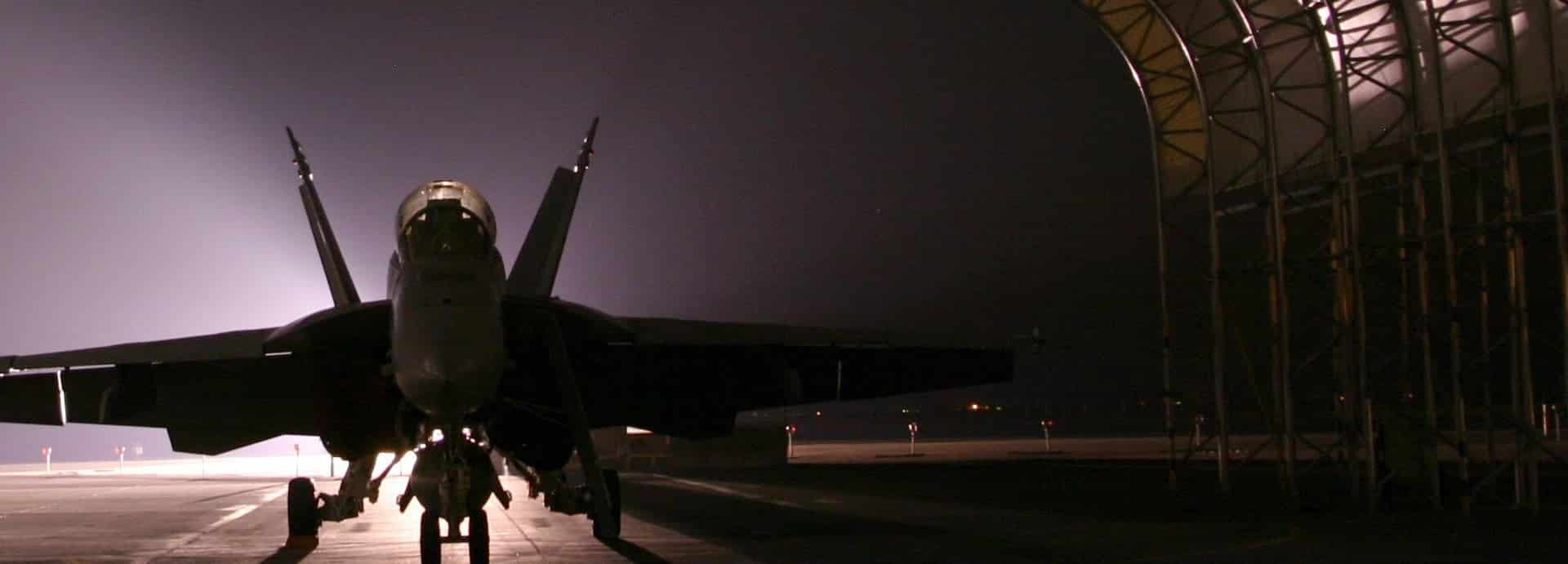 A US fighter jet that utilizes aerospace components from APG