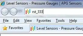 A screenshot shows a snippet of a windows explorer web browser shows how to access the embedded web server for LOE & RST-5000