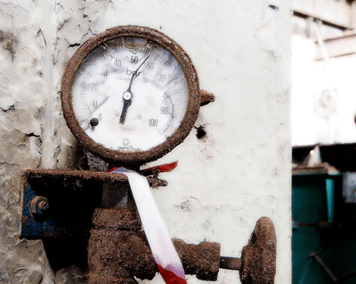 Broken pressure gauges are a major problem