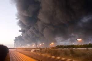 The Buncefield oil tank explosion was described as the biggest in peacetime Europe