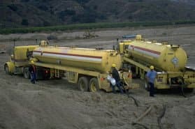 FEMA tanker trucks