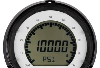 Digital pressure gauges from APG allow you to calibrate signal endpoints 