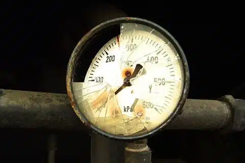 failed pressure measurement